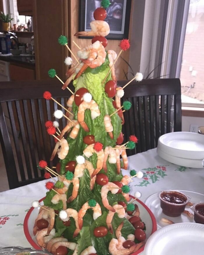 Shrimp Christmas Tree