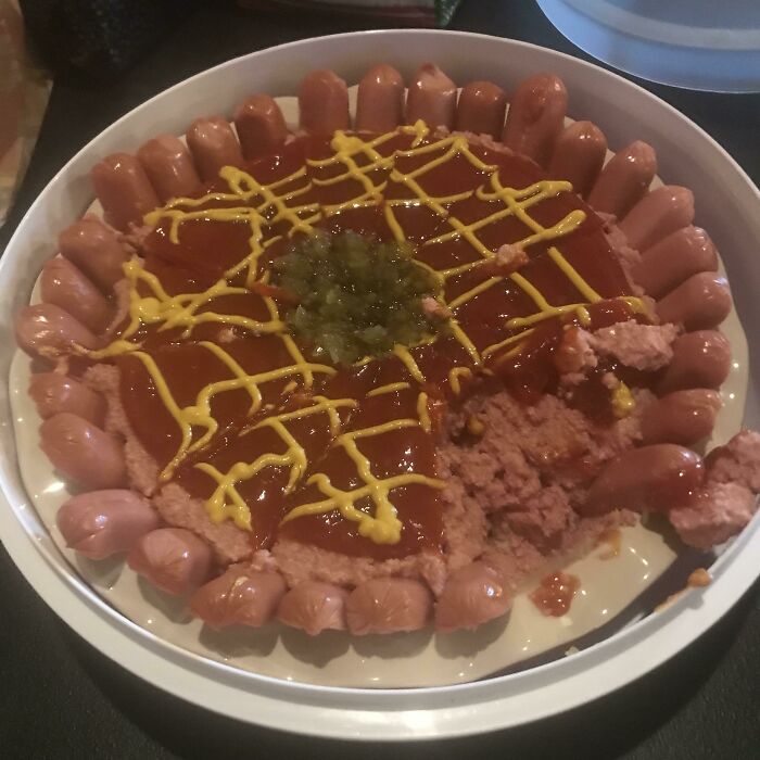 Hotdog Pie At The Office Christmas Party