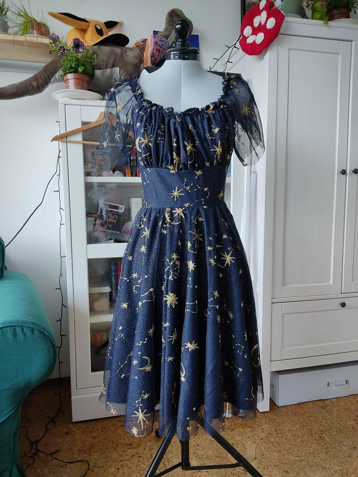 Finished My Galaxy Dress Just In Time For A Star Wars Concert