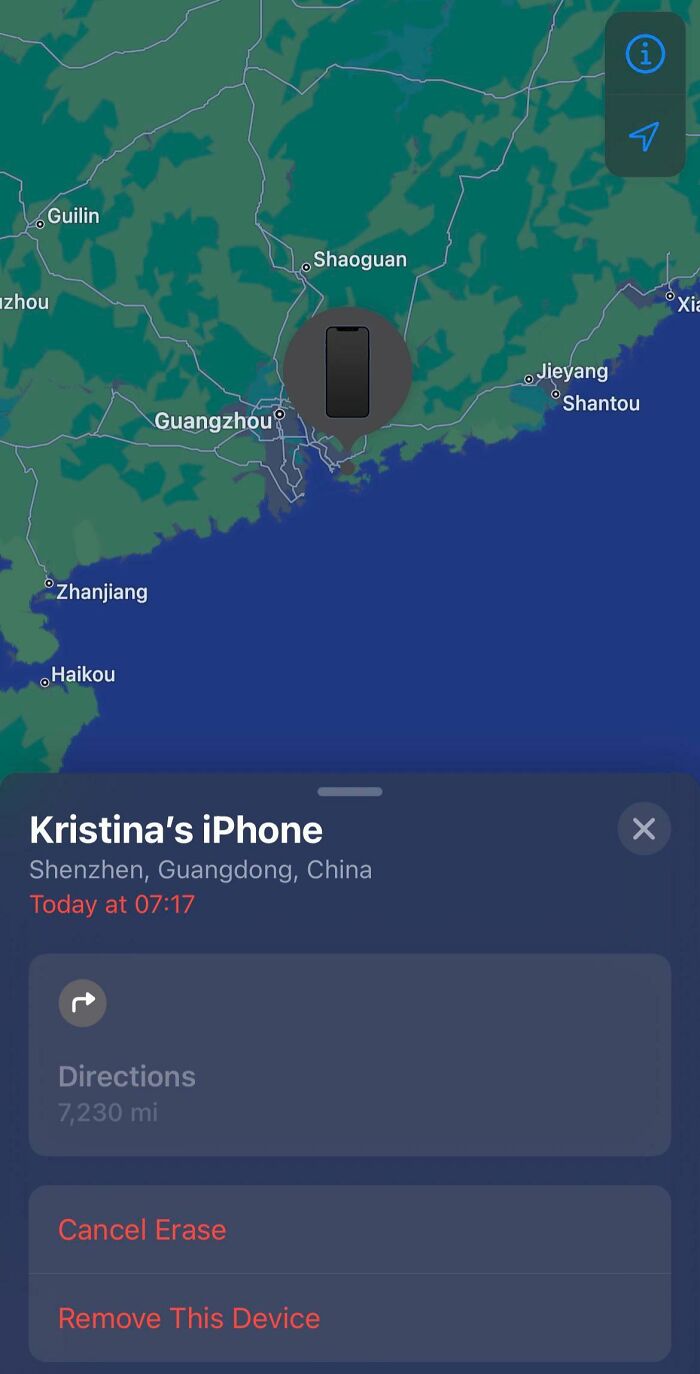 Some Douchebags Stole My iPhone And It’s Now Across The World In China
