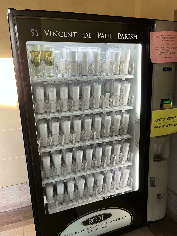 This Catholic Church Has A Candle Vending Machine