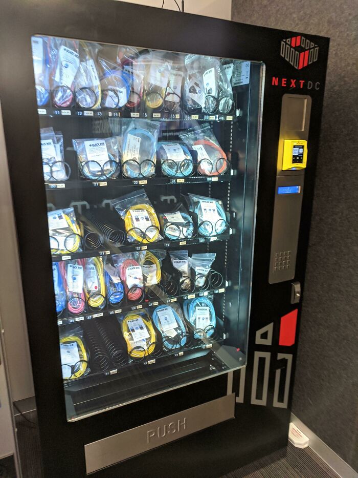 This Job Site Has A Vending Machine Just For Cables
