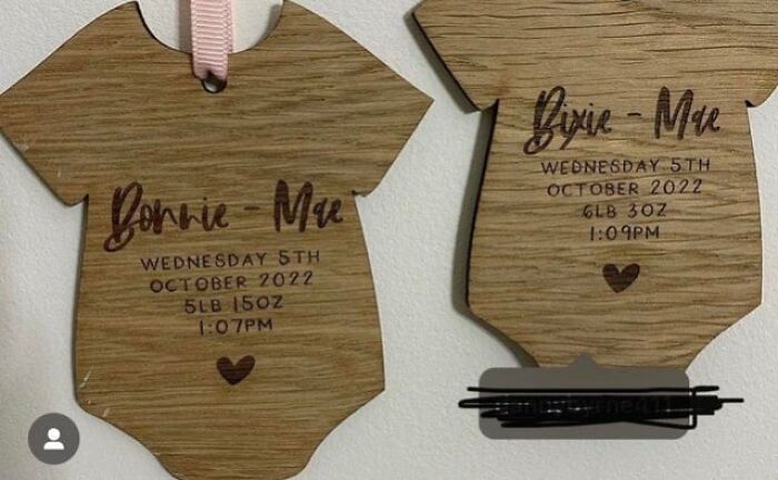 Can't Decide Which Is Worse: The Second Name (Bixie-Mae) Or The Font