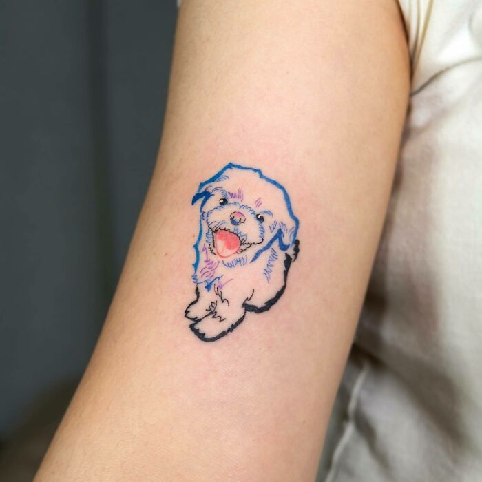 Pet arm tattoo 