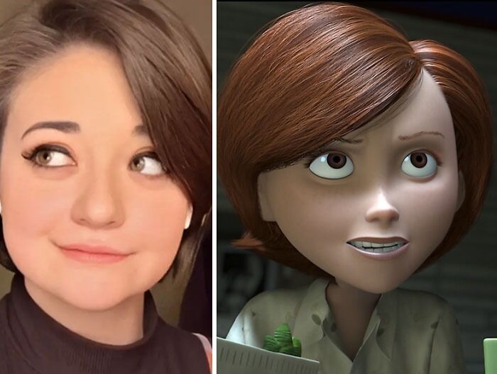 Elastigirl From The Incredibles and similar looking woman 