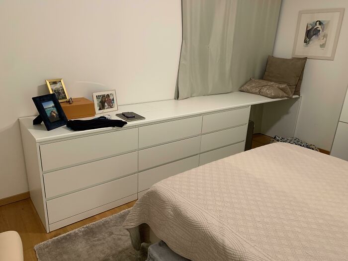 My IKEA Hack: Malm With Lilltrask Top For Home Office