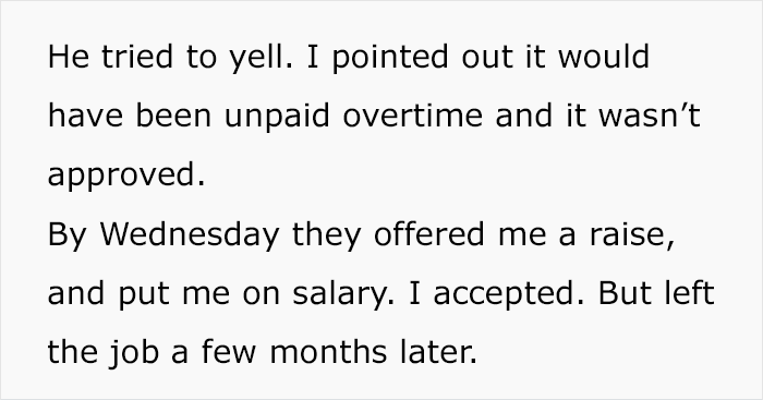 Boss Refuses To Pay This Journalist Overtime, Regrets It When They Start Working Only Paid Hours Boss Refuses To Pay This Journalist Overtime, Regrets It When They Start Working Only Paid Hours