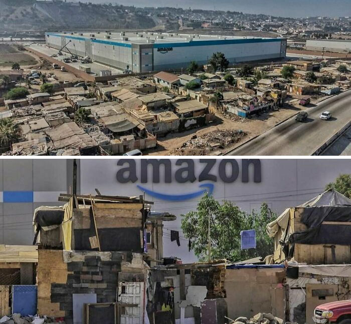 Este almacén de Amazon en Tijuana, México