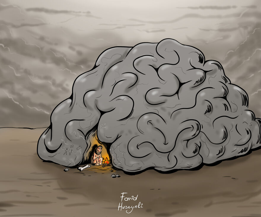 I Have Illustrated Human Brains In A Creative Way