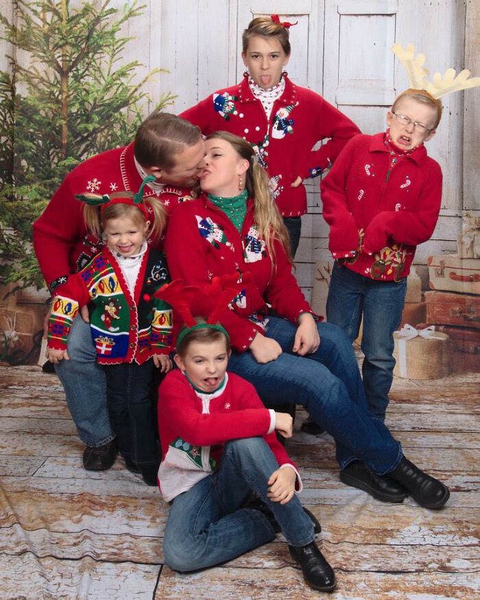 The Photographer Asked Us To Kiss And For The Kids To Act Grossed Out