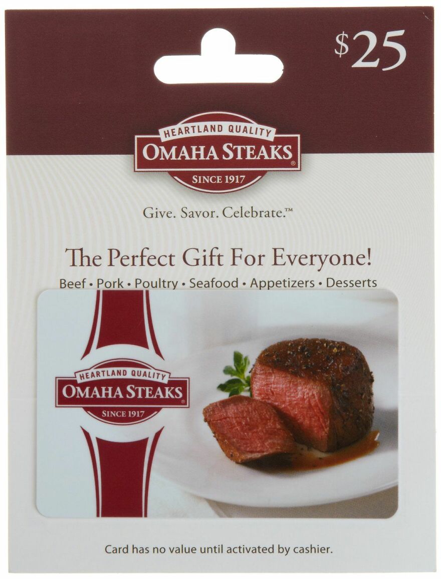 Gift Card For Steaks But.... I Am A Vegetarian