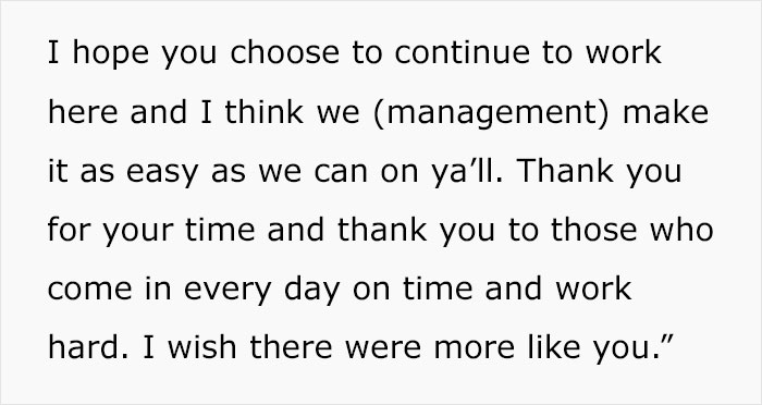 Boss Does Not Think Through Her Ridiculous Tirade About People Taking Too Much Time Off, Loses Her Job Boss Does Not Think Through Her Ridiculous Tirade About People Taking Too Much Time Off, Loses Her Job