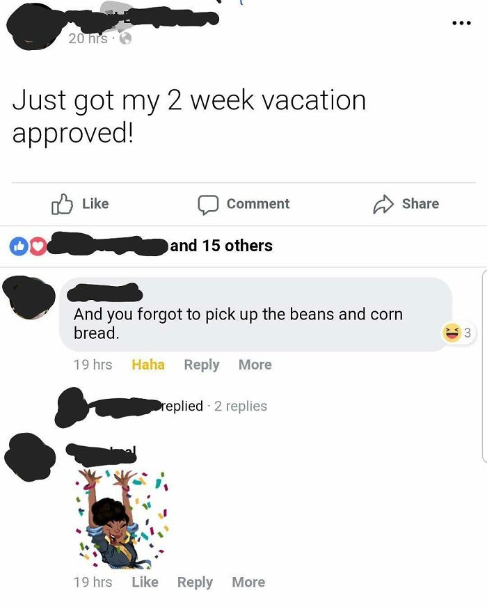 How Could You Forget The Beans And Corn Bread? My God You’ve Ruined The Whole Barbecue
