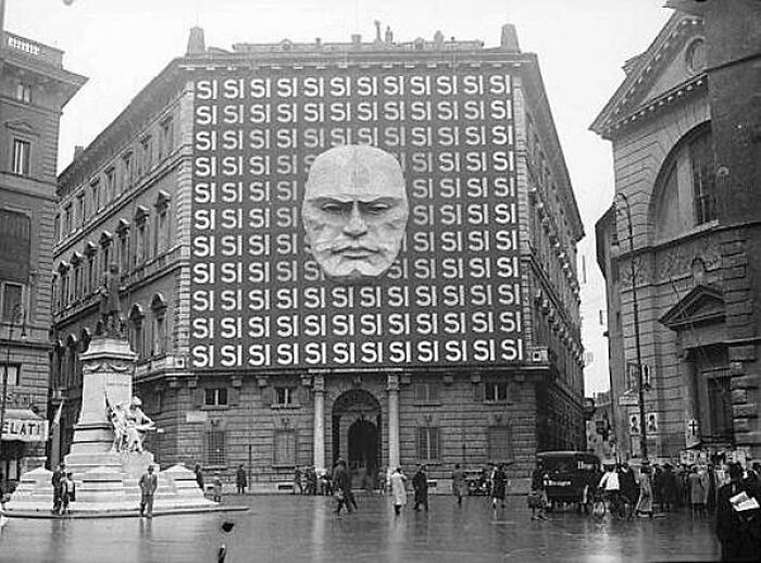 The Headquarters Of Mussolini’s Italian Fascist Party, 1934