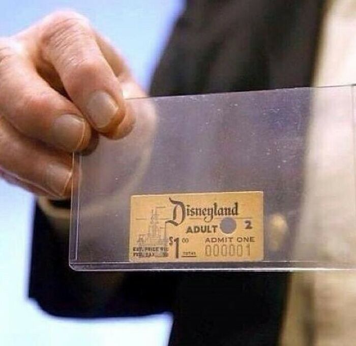 The First Disneyland Admission Ticket Ever Sold