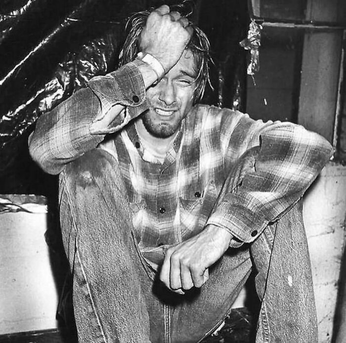 The Photograph Of Kurt Cobain In Tears Has Been Extensively Published