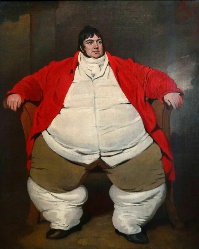 This Is A Portrait Of Daniel Lambert Who Was At One Point Considered To Be The Heaviest Person In Human History