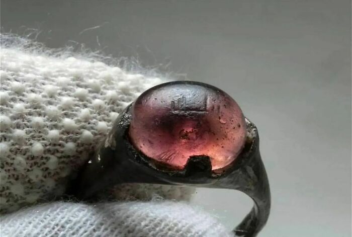 This Ring Was Found On A Woman Who Was Buried Approximately 1,200 Years Ago In Birka, An Ancient Viking City Located 30 Km (19 Miles) West Of Contemporary Stockholm, Sweden