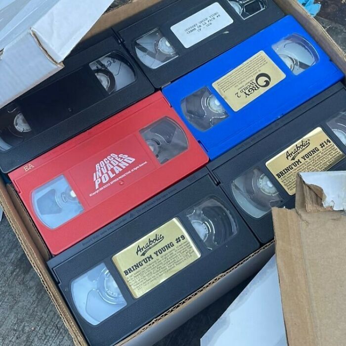 When Someone Puts Vhs Porn The Stoop It Can Only Mean One Thing…. Caption Contest