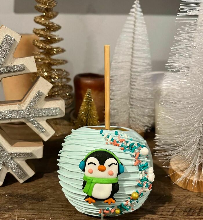 Penguin Caramel Apple