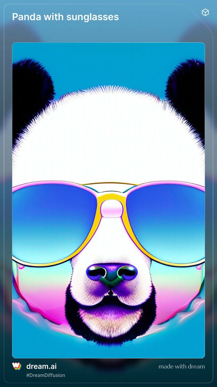 Panda With Sunglasses