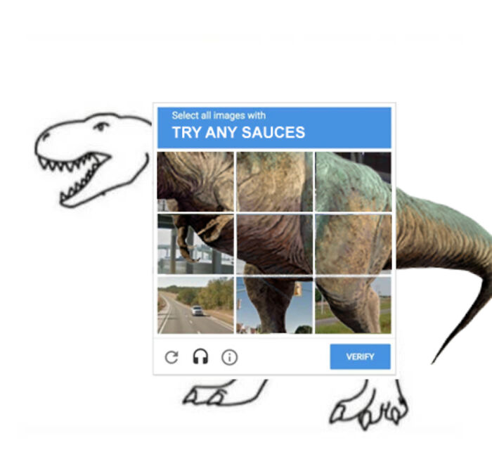 A Challenge Is Made To Twitter Users, Where A Dinosaur Should Be Completed By Proving That The A.i. It's Not Necessary (30 Pics)