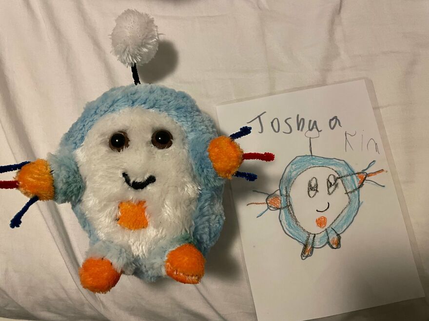 This Teacher Creates Stuffed Animals Based On Her Students' Drawings (12 Pics)