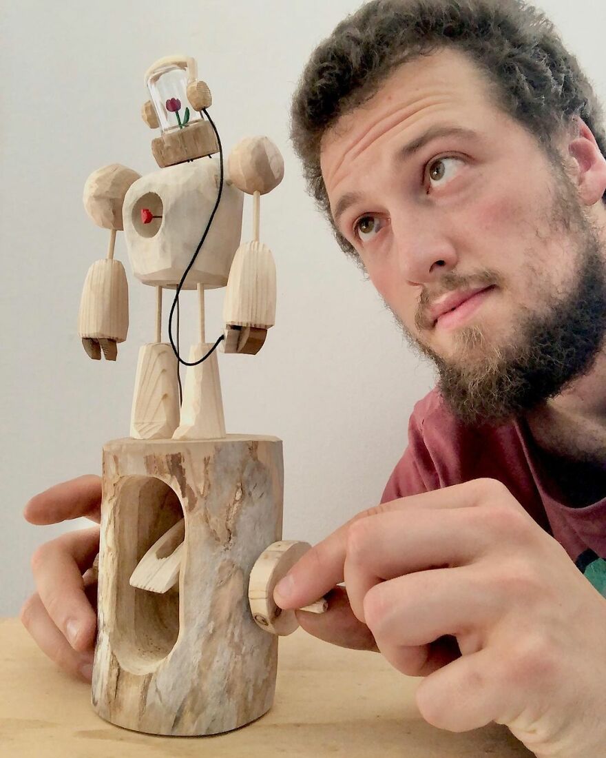Meet The Man Who Thinks Wood Is The Perfect Material For Bringing Toys To Life