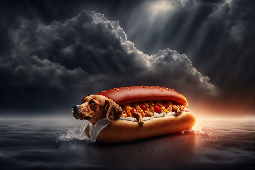Hot Dog... Sailing The Sea?