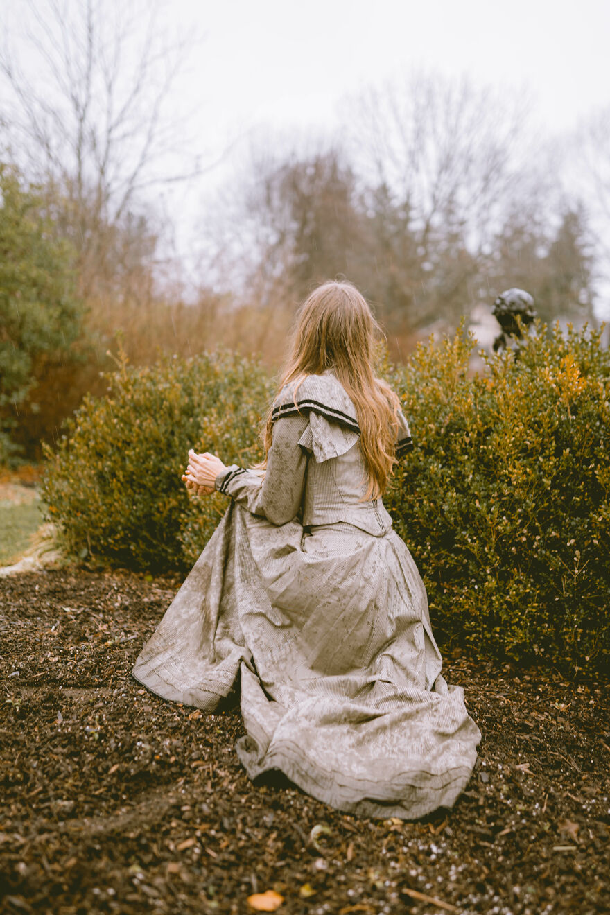 1890s Two Piece Dress