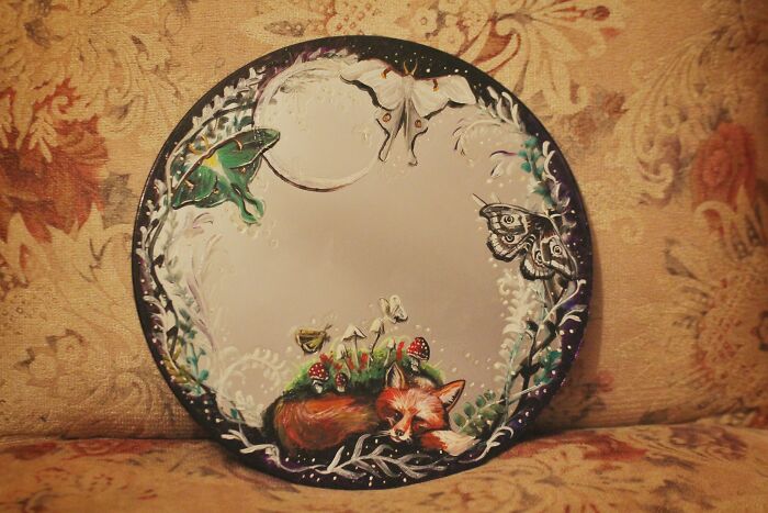 I Transform Mirrors Into Unique Works Of Art (27 Pics)