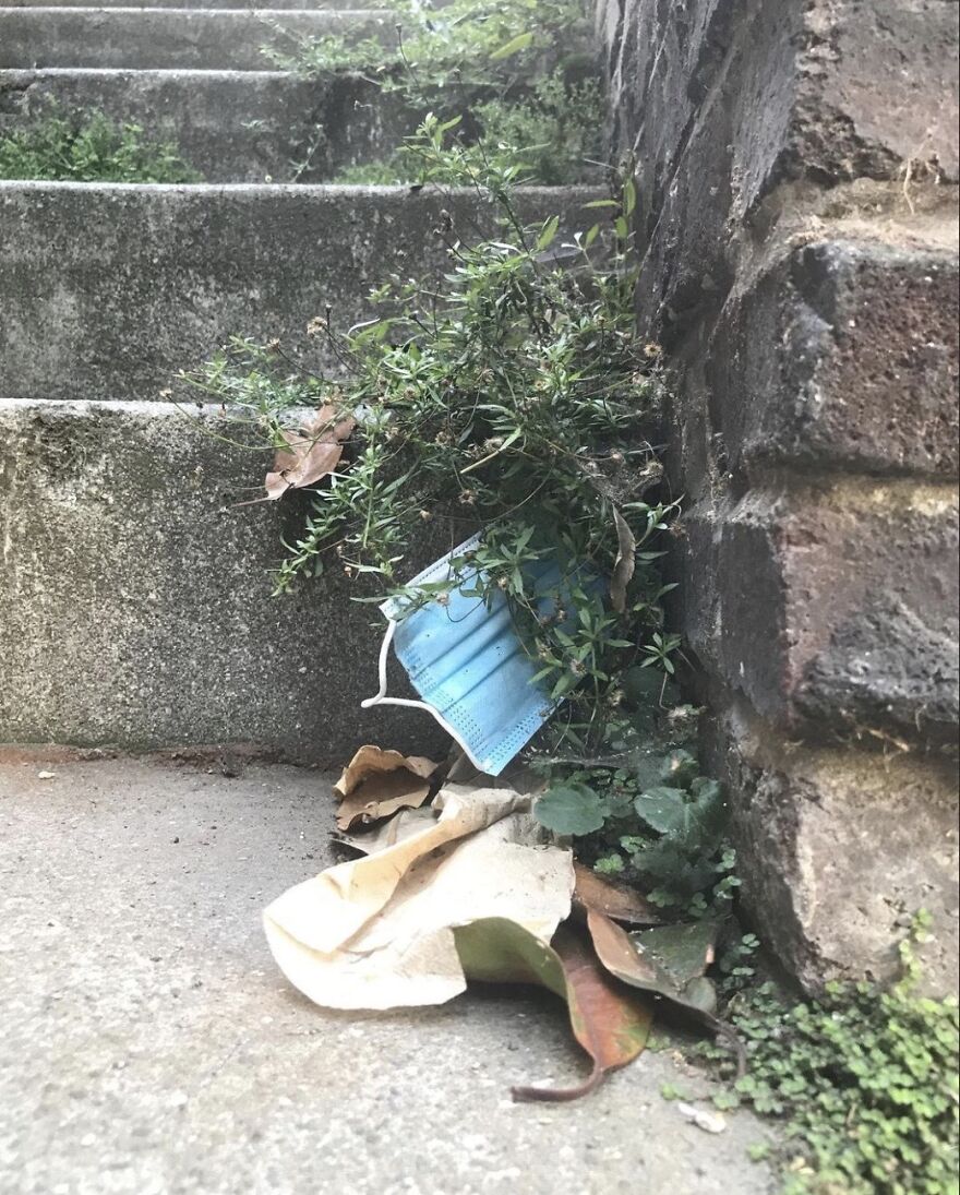 Earth's Newest Layer Of Trash: Face Masks Earth's Newest Layer Of Trash: Face Masks