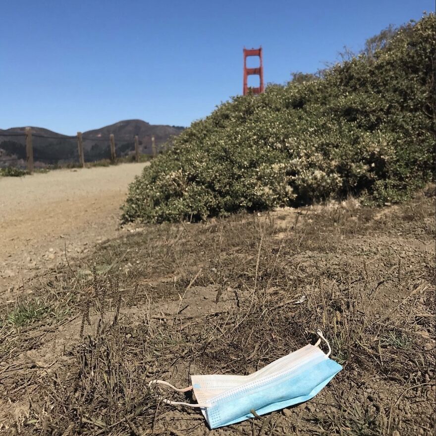 Earth's Newest Layer Of Trash: Face Masks Earth's Newest Layer Of Trash: Face Masks