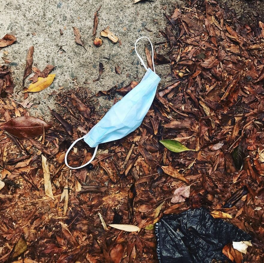 Earth's Newest Layer Of Trash: Face Masks Earth's Newest Layer Of Trash: Face Masks