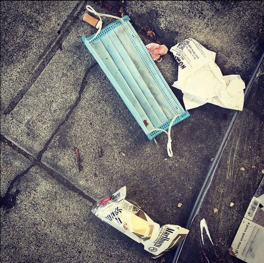 Earth's Newest Layer Of Trash: Face Masks Earth's Newest Layer Of Trash: Face Masks