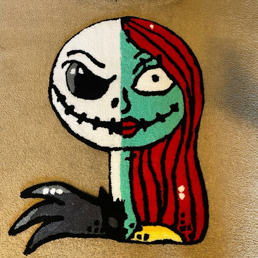 Jack Skellington And Sally From The Nightmare Before Christmas