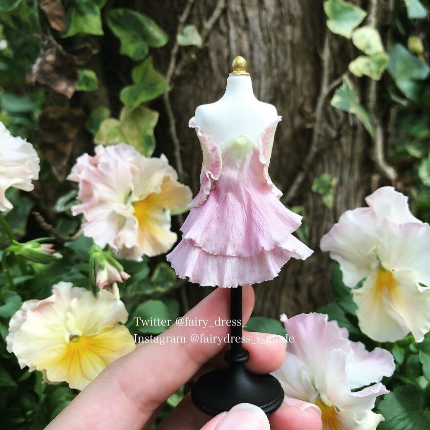 Japanese Artist Makes Delicate And Beautiful "Fairy Dresses"