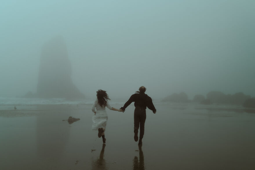 Milly Baine, The Rose Reflective, Cannon Beach