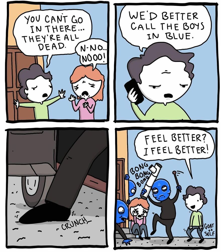 New Quirky Comics By Cameron Spires With A Dark Ending