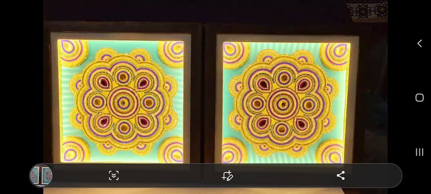 Mandala In Kundan Art