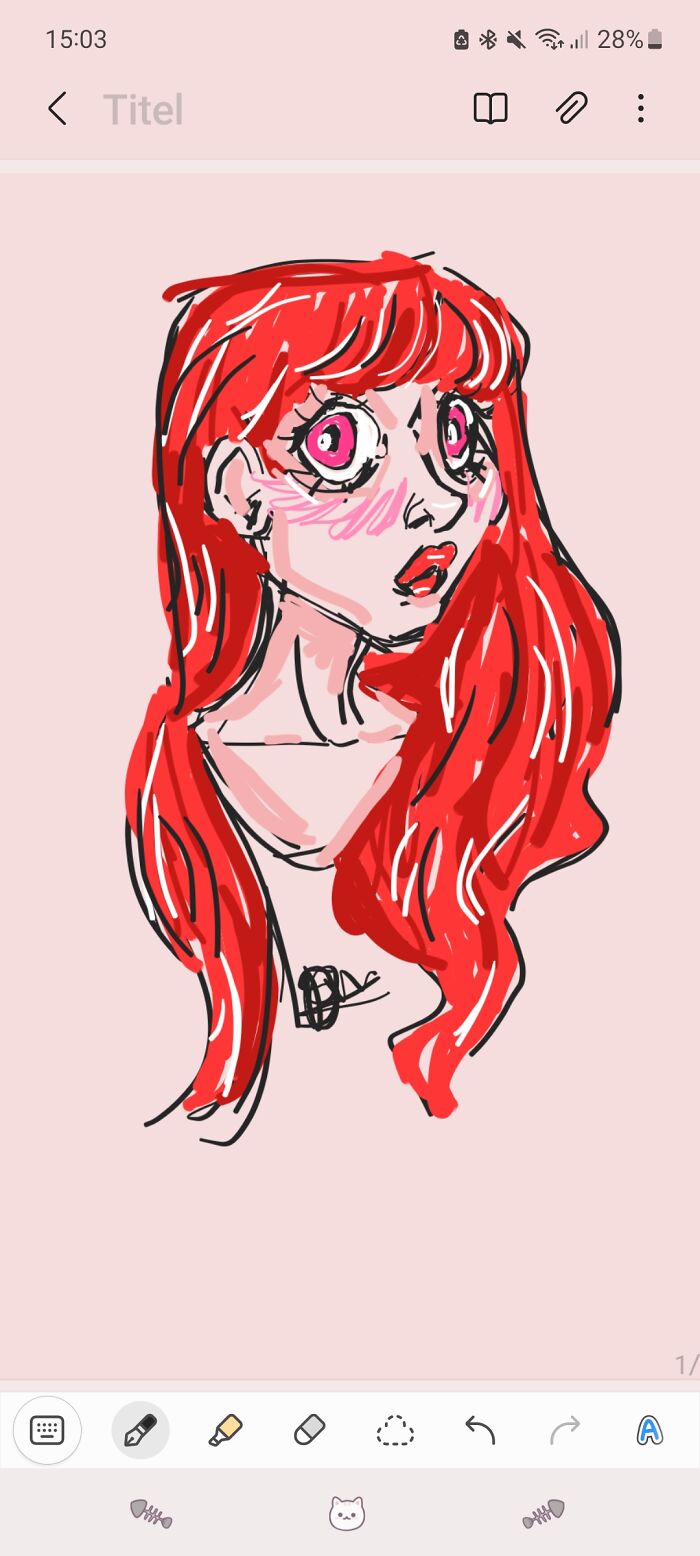 In Samsung Notes Hahahaha