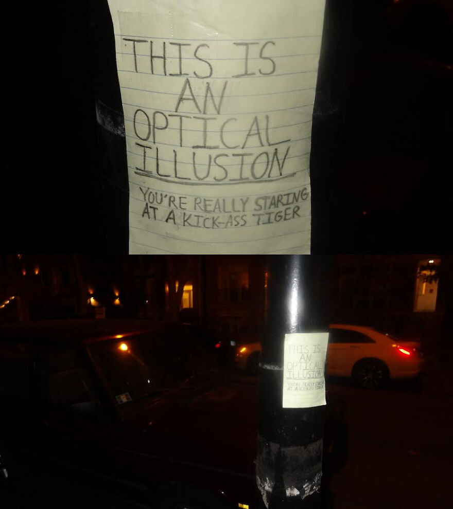 Street Artist Posts Jokes All Over NYC