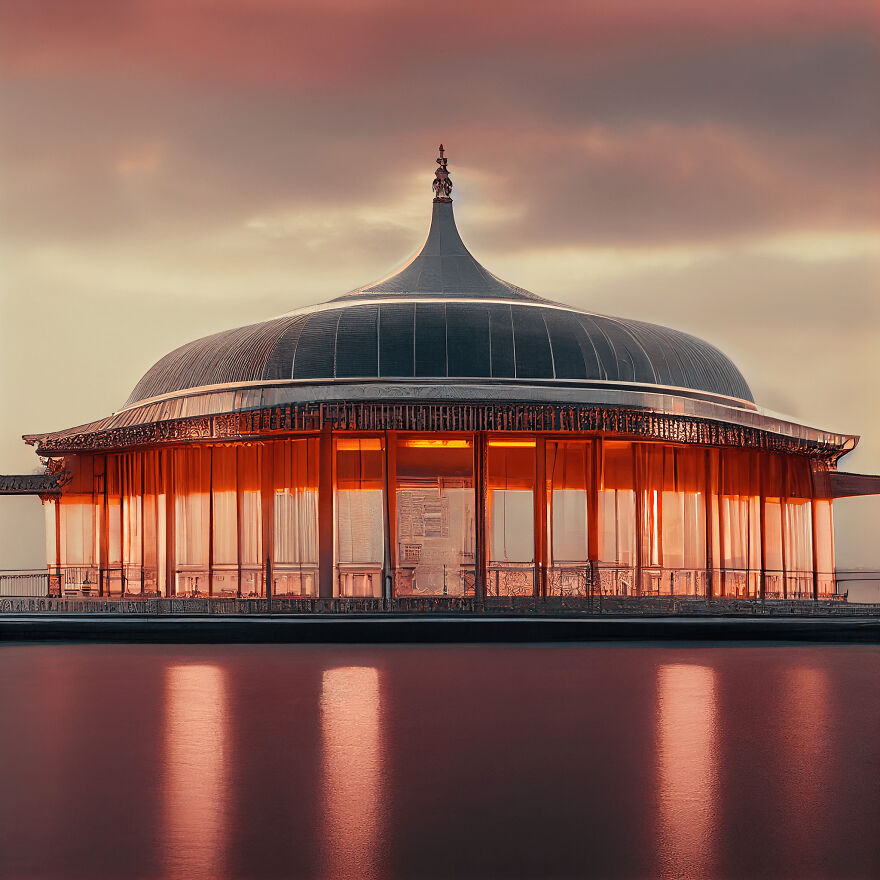 Brighton Pavilion In England, Reimagined In The Style Of Renzo Piano