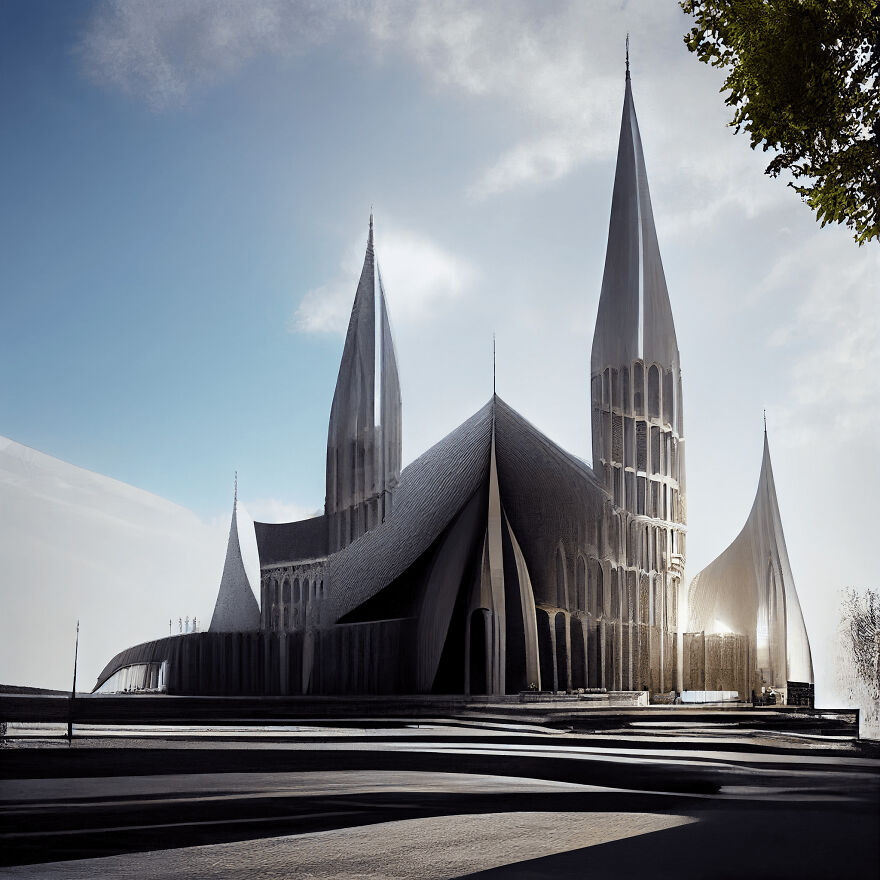 York Minster In England, Reimagined In The Style Of Zaha Hadid