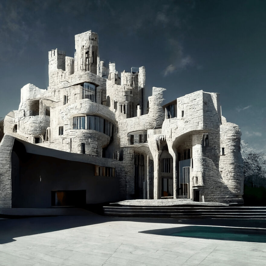 Windsor Castle In England Reimagined In The Style Of Zaha Hadid
