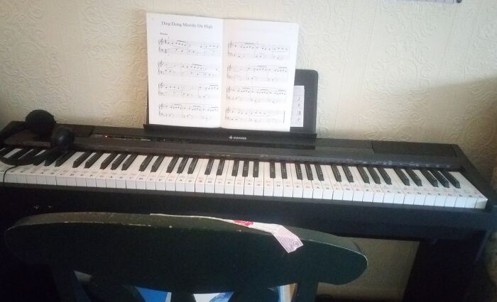 My 88 Semi Weighted Key, Digital Piano, That A Dear Friend Of Mine Gave Me Last Christmas