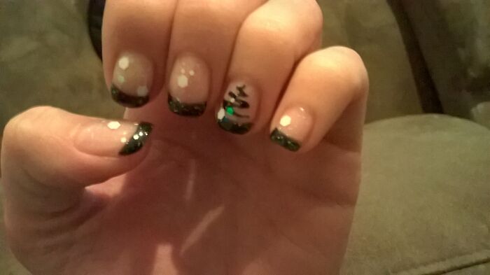 My Snow Globe Nails