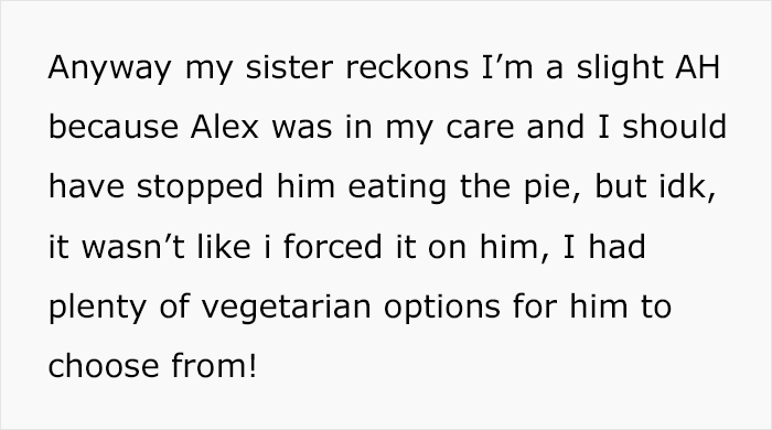 angry mum vegetarian son eats meat 8