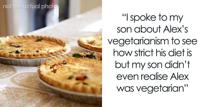 Mom Finds Out Her Vegetarian Son Ate Meat Pie At A Birthday Party, Loses It
