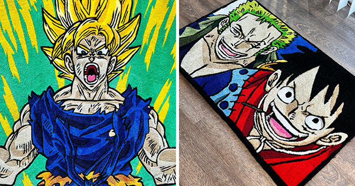 Popular Anime And Cartoon Characters Made Into Rugs By A Carpet Nerd (32 Pics)